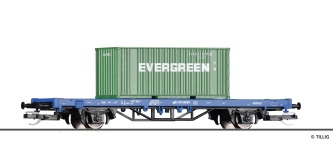 Tillig 523304 - TT - Start-Containertragwagen Lgs, PKP Cargo, Ep. VI - Wagen 3